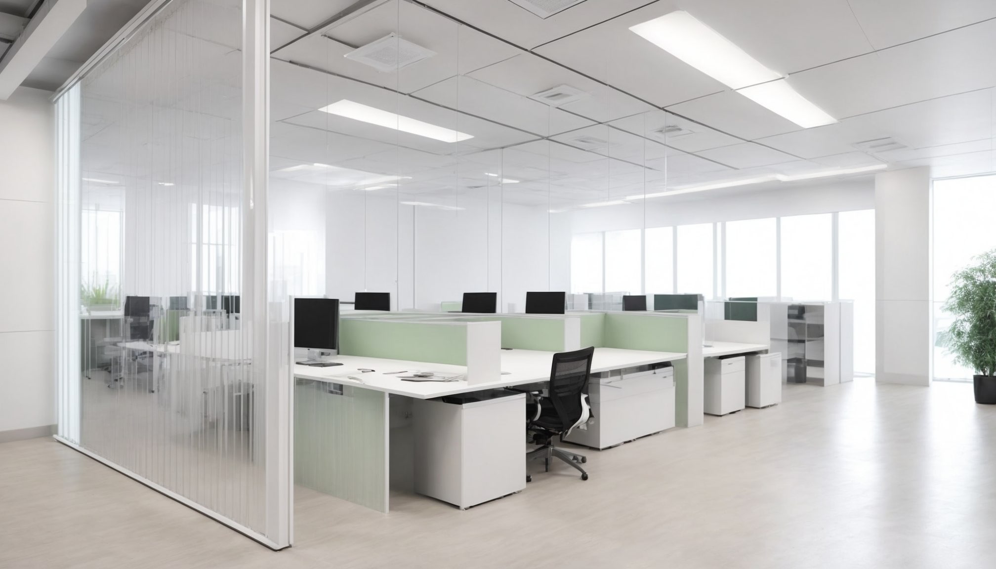 Office drylining and partition wall installation in Woking